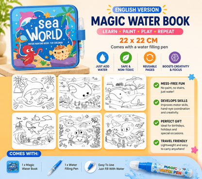 Reusable Kids Magic Water Book - OXFURRY ™