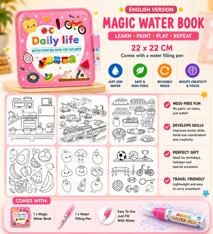 Reusable Kids Magic Water Book - OXFURRY ™