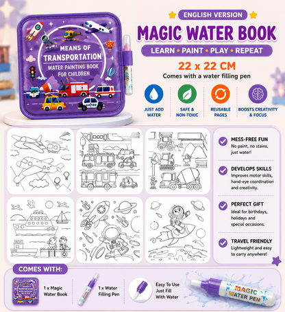 Reusable Kids Magic Water Book - OXFURRY ™