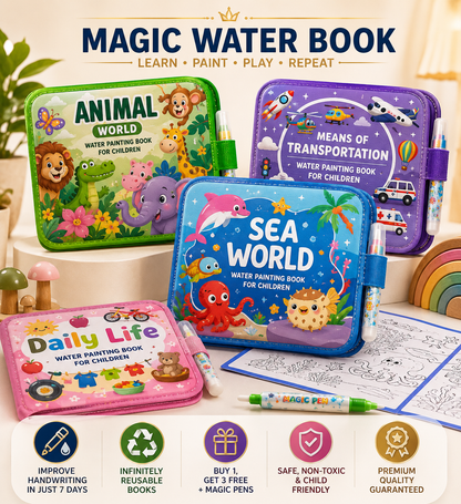 Reusable Kids Magic Water Book - OXFURRY ™