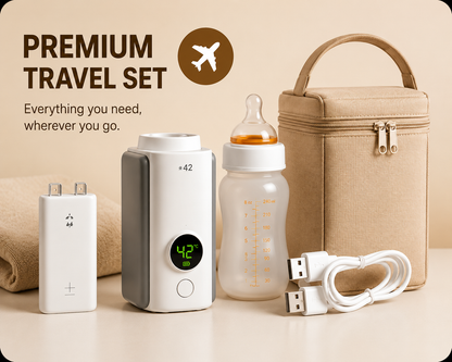 Oxfurry Smart Portable Baby Bottle Warmer