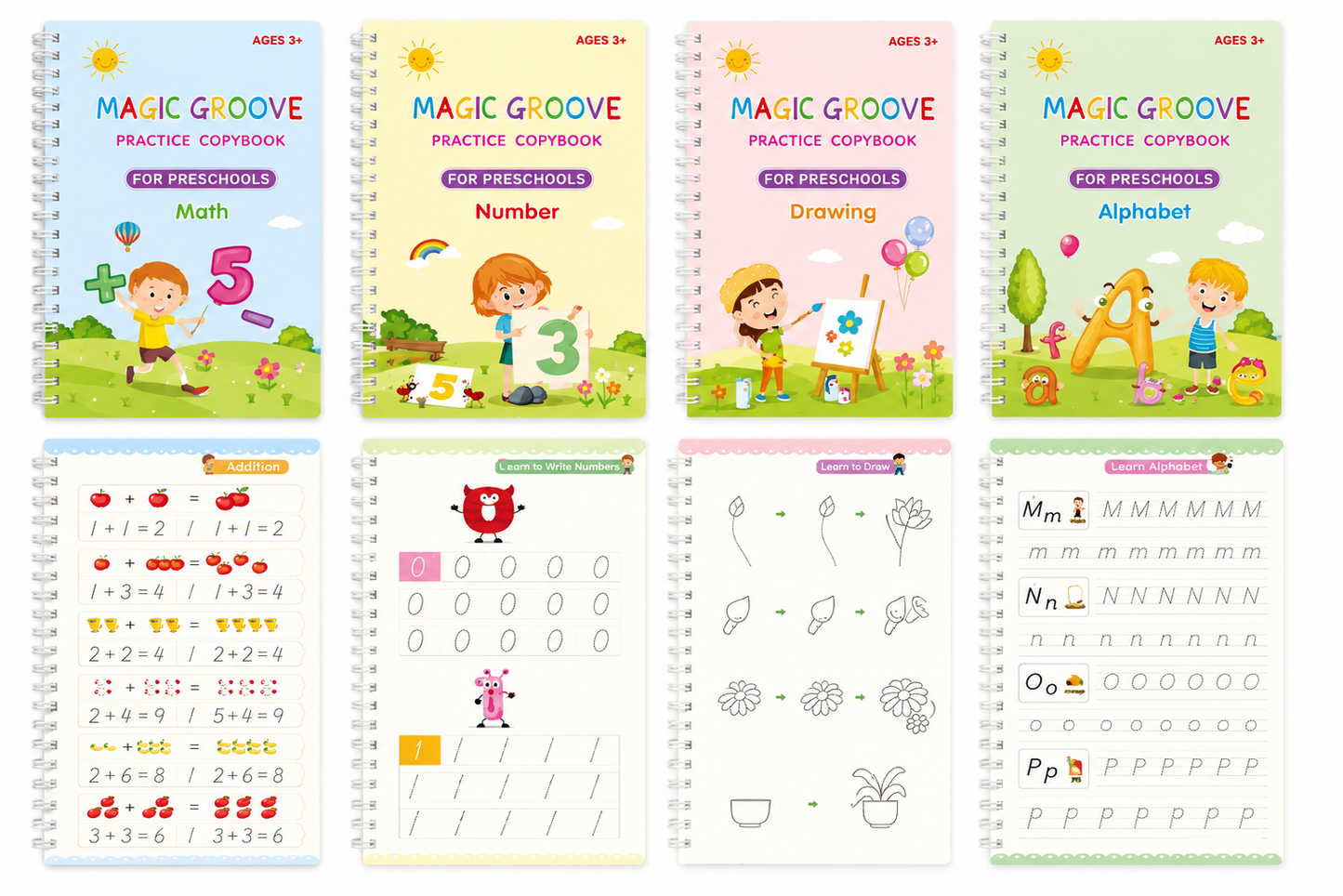 Oxfurry Magic Writing Practice Books